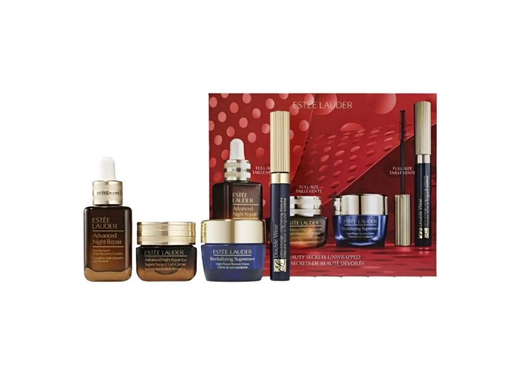 ESTEE LAUDER SET ANR Synchronized Multi-Recovery Complex 30ml + ANR Eye 15ml Revitalizing Supreme+ Night Power Bounce Creme 30ml + DW Zero Smudge Mascara 6ml
