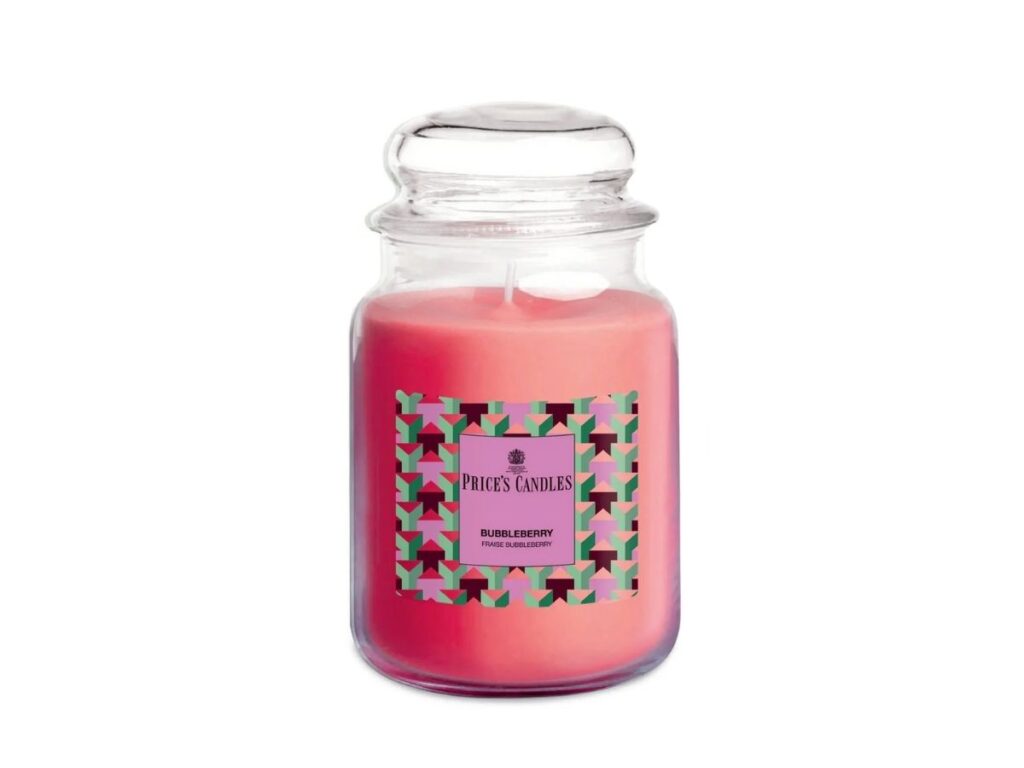 PRICE'S CANDLES BIG BUBBLEBERRY